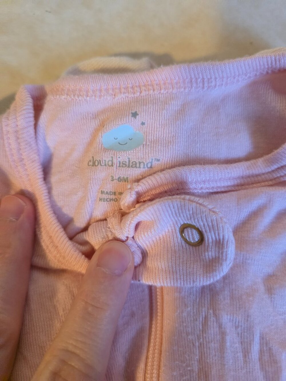 3-6M Cloud Island Baby Girls Pajamas
